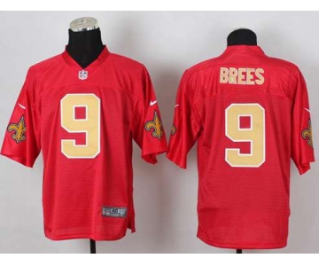 nike nfl jerseys new orleans saints #9 brees red[Elite]