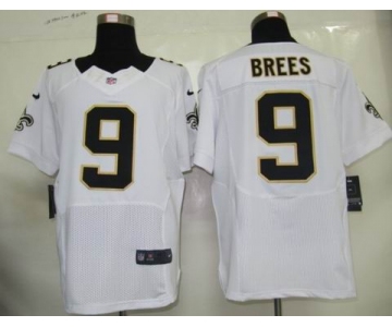 nike nfl jerseys new orleans saints #9 brees white[elite]