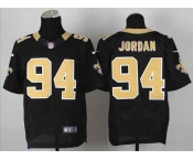 nike nfl jerseys new orleans saints #94 jordan black[Elite]