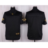 nike nfl jerseys new orleans saints blank black gold collection[Elite]