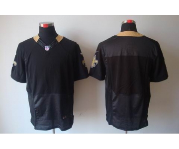 nike nfl jerseys new orleans saints blank black[Elite]