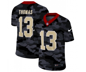 Men New Nike New Orleans Saints #13 Thomas 2020 Nike 2ndCamo Salute to Service Limited