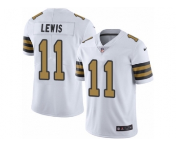 Men Nike New Orleans Saints #11 Tommylee Lewis Limited White Rush Vapor Untouchable NFL Jersey