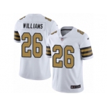 Men Nike New Orleans Saints #26 P. J. Williams Limited White Rush Vapor Untouchable NFL Jersey