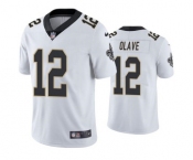 Men's New Orleans Saints #12 Chris Olave White Vapor Limited Stitched Jersey