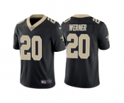 Men's New Orleans Saints #20 Pete Werner Black Vapor Limited Stitched Jersey