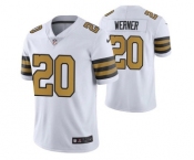 Men's New Orleans Saints #20 Pete Werner White Color Rush Limited Stitched Jersey