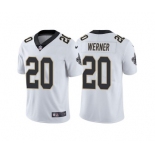 Men's New Orleans Saints #20 Pete Werner White Vapor Limited Stitched Jersey