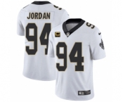 Men's New Orleans Saints 2022 #94 Cameron Jordan White With 4-star C Patch Vapor Untouchable Limited Stitched NFL Jersey