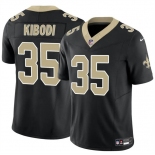 Men's New Orleans Saints #35 Jacob Kibodi Black F.U.S.E Vapor Limited Stitched Football Jersey