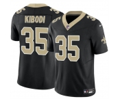 Men's New Orleans Saints #35 Jacob Kibodi Black F.U.S.E Vapor Limited Stitched Football Jersey