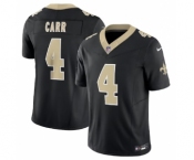 Men's New Orleans Saints #4 Derek Carr Black 2023 F.U.S.E. Vapor Untouchable Limited Football Stitched Jersey