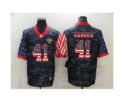 Men's New Orleans Saints #41 Alvin Kamara Camo Flag Nike Limited Jersey