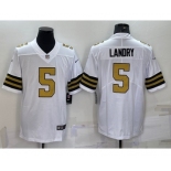 Men's New Orleans Saints #5 Jarvis Landry White 2022 Color Rush Stitched NFL Nike Limited Jersey