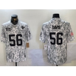 Men's New Orleans Saints #56 Demario Davis 2024 F.U.S.E Arctic Camo Salute To Service Limited Stitched Football Jersey