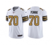 Men's New Orleans Saints #70 Trevor Penning White Color Rush Limited Stitched Jersey