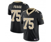 Men's New Orleans Saints #75 Taliese Fuaga Black 2024 Draft Vapor Limited Football Stitched Jersey