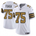 Men's New Orleans Saints #75 Taliese Fuaga White 2024 Draft Color Rush Limited Football Stitched Jersey