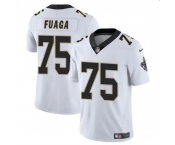 Men's New Orleans Saints #75 Taliese Fuaga White 2024 Draft Vapor Limited Football Stitched Jersey