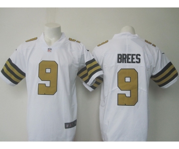 Men's New Orleans Saints #9 Drew Brees Nike White Color Rush Limited Jersey