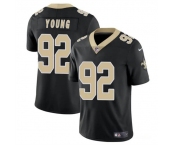 Men's New Orleans Saints #92 Chase Young Black Vapor Limited Football Stitched Jersey