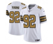 Men's New Orleans Saints #92 Chase Young White Color Rush Limited Football Stitched Jersey