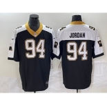 Men's New Orleans Saints #94 Cameron Jordan Black 2023 FUSE 1987 Legacy Vapor Stitched Jersey