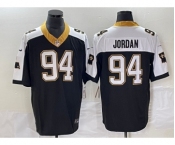 Men's New Orleans Saints #94 Cameron Jordan Black 2023 FUSE 1987 Legacy Vapor Stitched Jersey