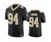 Men's New Orleans Saints #94 Cameron Jordan Black 2023 F.U.S.E. Vapor Untouchable Limited Stitched Jersey