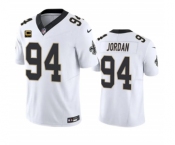 Men's New Orleans Saints #94 Cameron Jordan White 2023 F.U.S.E. With 4-Star C Patch Vapor Untouchable Limited Football Stitched Jersey