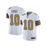 Men's Nike New Orleans Saints #10 Brandin Cooks Limited White Rush NFL Jersey