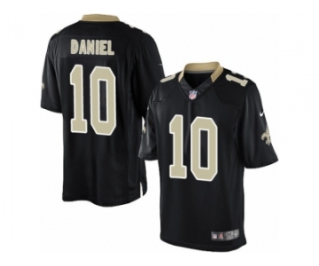 Men's Nike New Orleans Saints #10 Chase Daniel Limited Black Team Color NFL Jersey