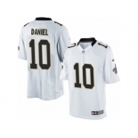 Men's Nike New Orleans Saints #10 Chase Daniel Limited White NFL Jersey