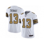 Men's Nike New Orleans Saints #13 Michael Thomas Limited White Rush NFL Jersey