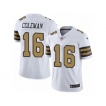 Men's Nike New Orleans Saints #16 Brandon Coleman Limited White Rush NFL Jersey