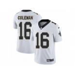 Men's Nike New Orleans Saints #16 Brandon Coleman Vapor Untouchable Limited White NFL Jersey