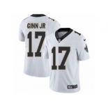 Men's Nike New Orleans Saints #17 Ted Ginn Jr Vapor Untouchable Limited White NFL Jersey