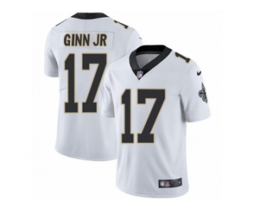 Men's Nike New Orleans Saints #17 Ted Ginn Jr Vapor Untouchable Limited White NFL Jersey