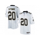 Men's Nike New Orleans Saints #20 Marshon Lattimore Limited White NFL Jersey