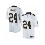 Men's Nike New Orleans Saints #24 Sterling Moore Limited White NFL Jersey