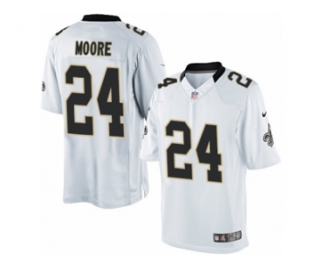 Men's Nike New Orleans Saints #24 Sterling Moore Limited White NFL Jersey