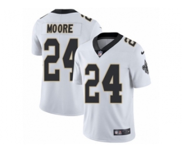 Men's Nike New Orleans Saints #24 Sterling Moore Vapor Untouchable Limited White NFL Jersey