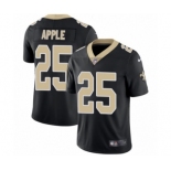 Men's Nike New Orleans Saints #25 Eli Apple Black Team Color Vapor Untouchable Limited Player NFL Jersey