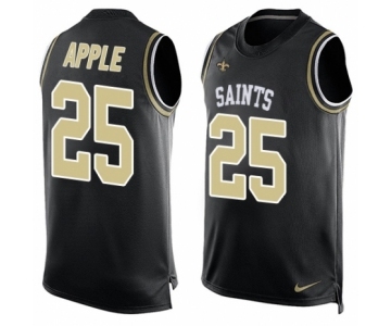 Men's Nike New Orleans Saints #25 Eli Apple Limited Black Player Name & Number Tank Top NFL Jersey