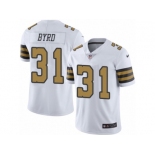 Men's Nike New Orleans Saints #31 Jairus Byrd Limited White Rush NFL Jersey