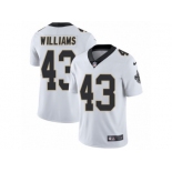 Men's Nike New Orleans Saints #43 Marcus Williams Limited White NFL Jersey