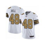 Men's Nike New Orleans Saints #48 Vonn Bell Limited White Rush NFL Jersey