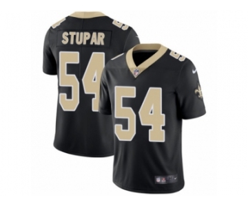 Men's Nike New Orleans Saints #54 Nate Stupar Vapor Untouchable Limited Black Team Color NFL Jersey