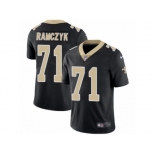 Men's Nike New Orleans Saints #71 Ryan Ramczyk Vapor Untouchable Limited Black Team Color NFL Jersey