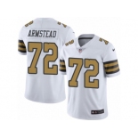 Men's Nike New Orleans Saints #72 Terron Armstead Limited White Rush NFL Jersey